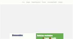 Desktop Screenshot of colegiogandhi.com