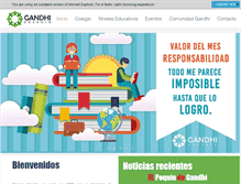 Tablet Screenshot of colegiogandhi.com